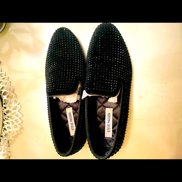 Mens Steve Madden Caviarr Black Smoke Shoes - Picture 3 of 5